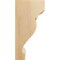 Ekena Millwork 1 3/4"W x 3"D x 6"H Mini Dearborn Wood Corbel, Red Oak CORW02X06X03DRRO - alternate 4